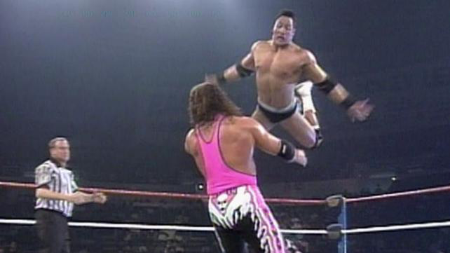 Bret Hart vs The Rock, WWF Raw, 1997